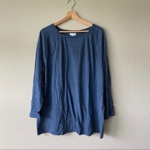 !SALE!  Pure Jill Blue Striped Top